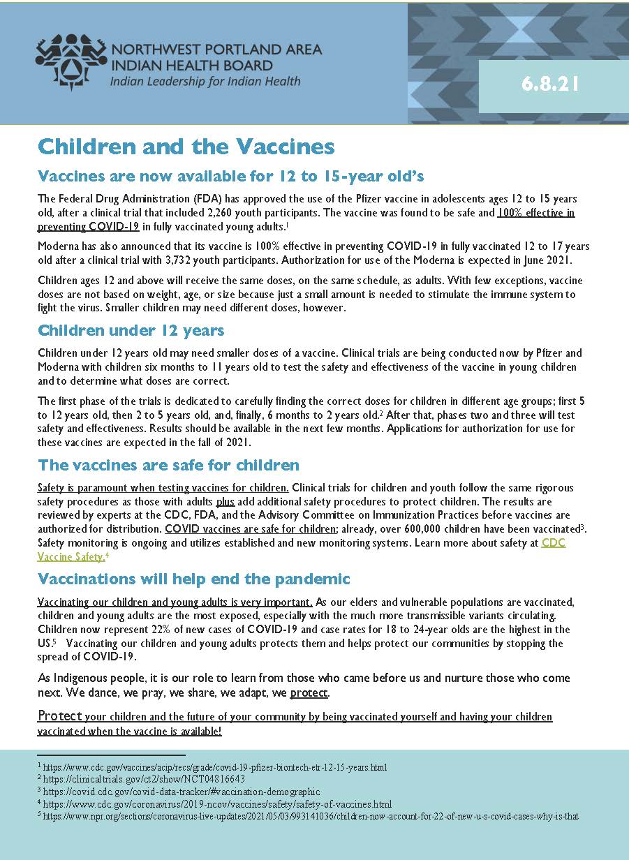 Children And COVID Vaccines 6.7.21 (1)