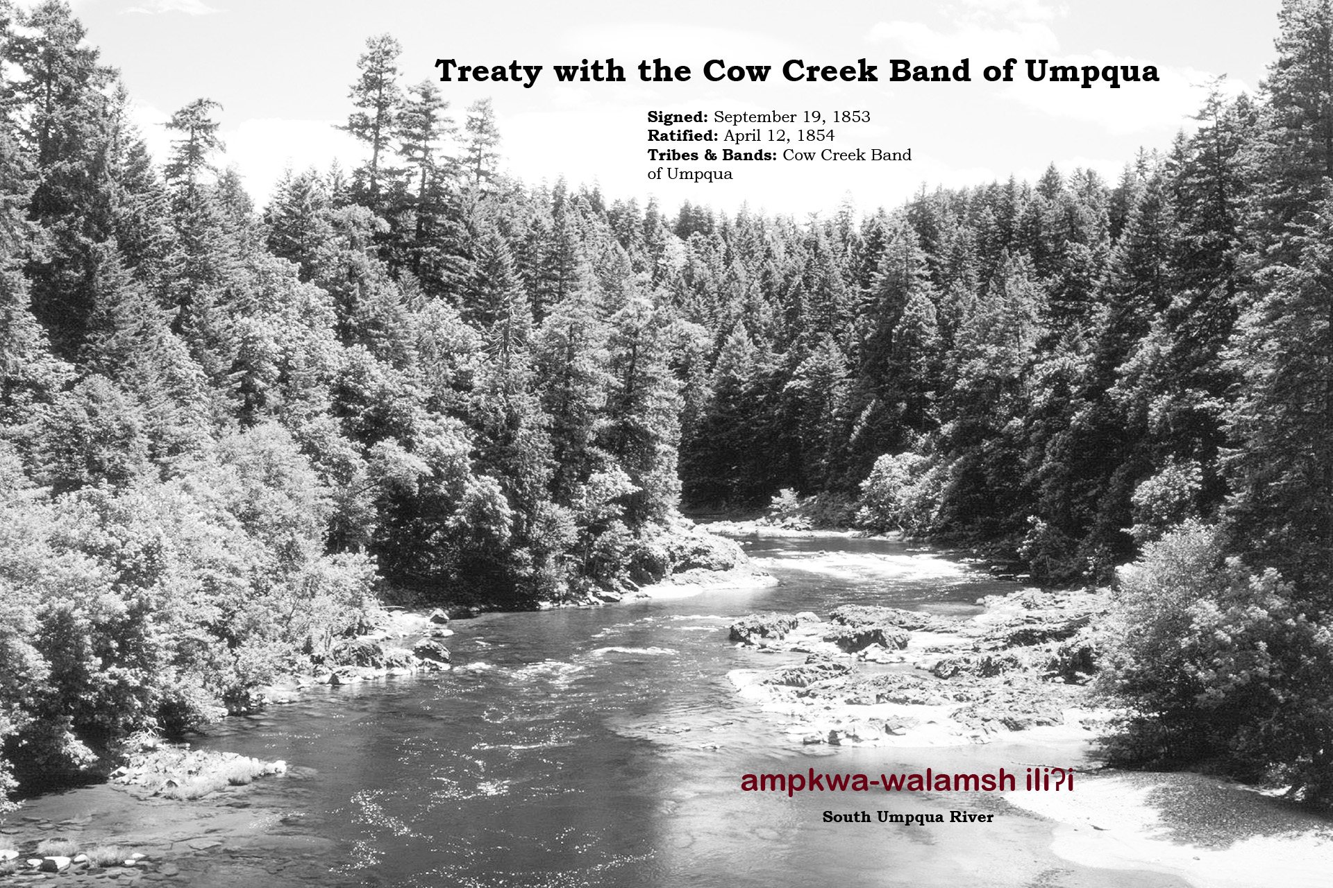 Umpqua Cow Creek Treaty 1853